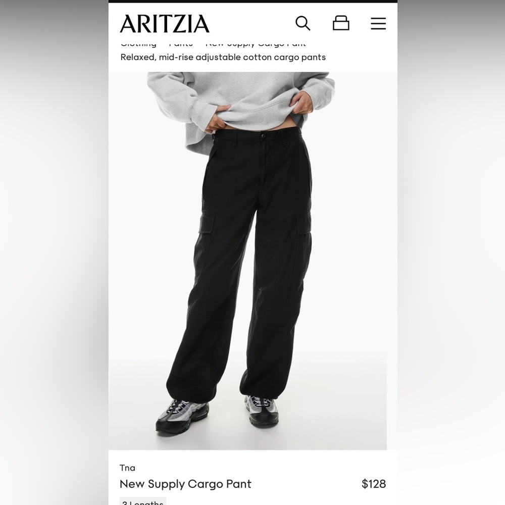 Aritzia- TNA New Supply Cargo Pants